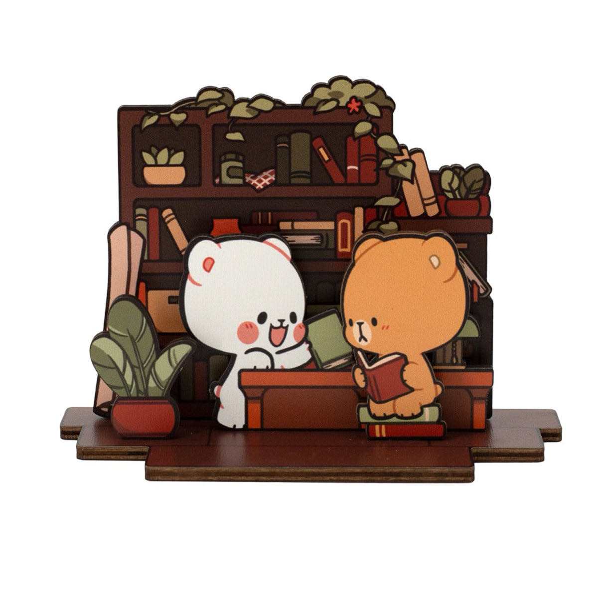 Wooden Standee - Tranquil Study – Milkmochabear