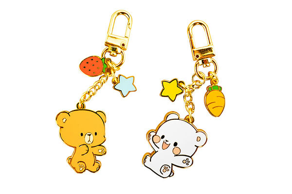 Enamel Keychain - Milk – Milkmochabear