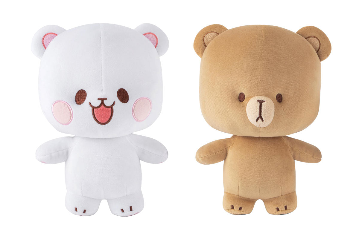 Milk and mocha stuffed animals on sale