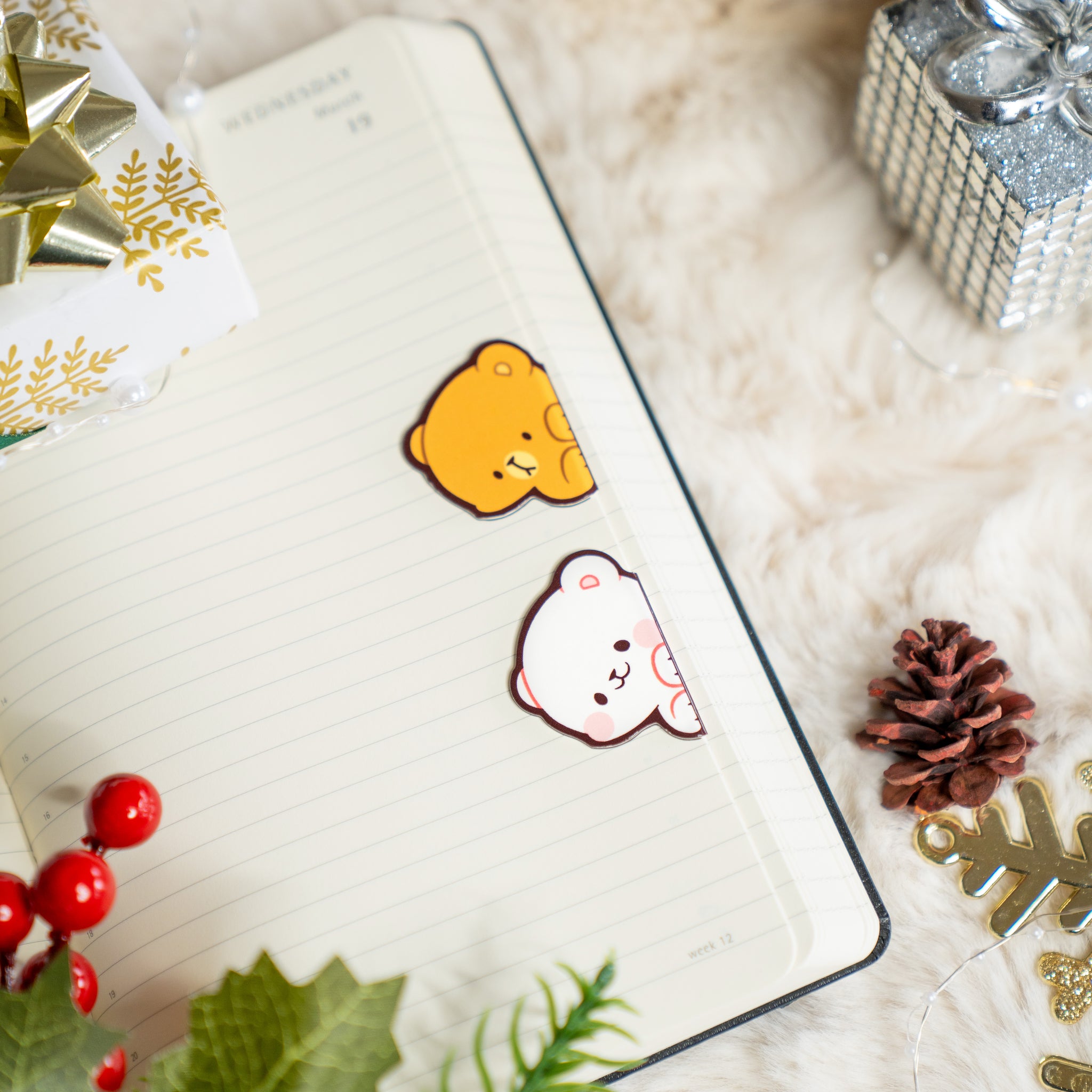 Peeking Magnetic Bookmarks – Milkmochabear