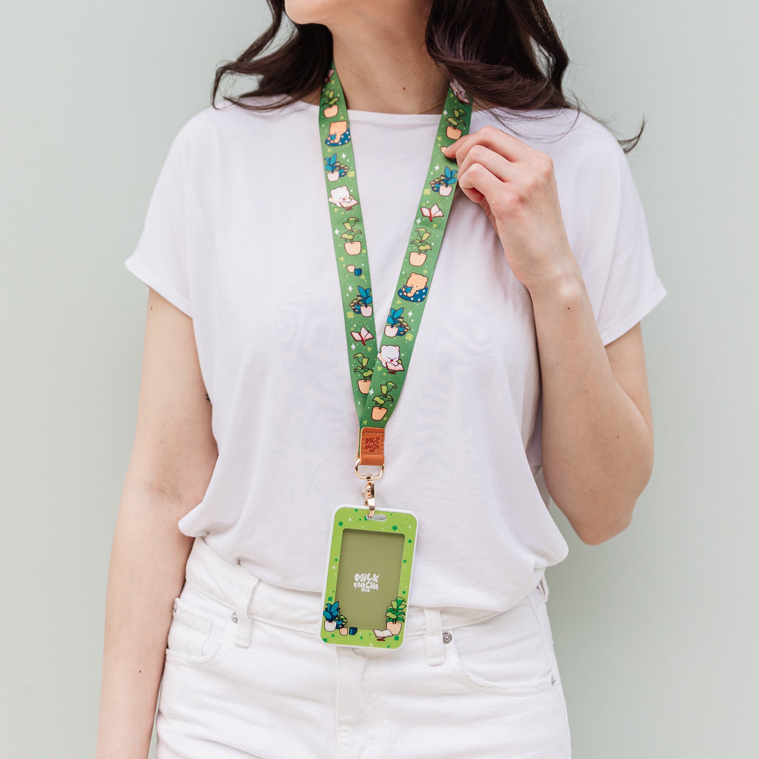 Card Holder and Lanyard - Clover Card Holder and Lanyard - Clover