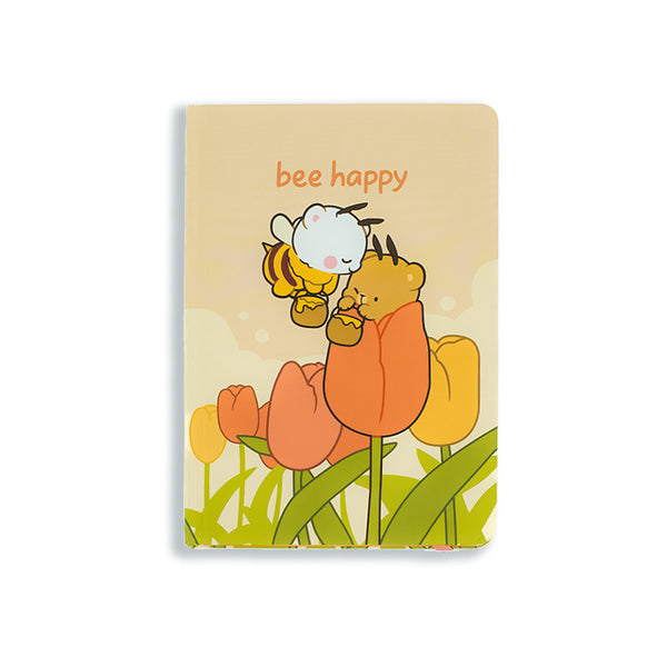Bee Happy Dot Grid Notebook – Milkmochabear