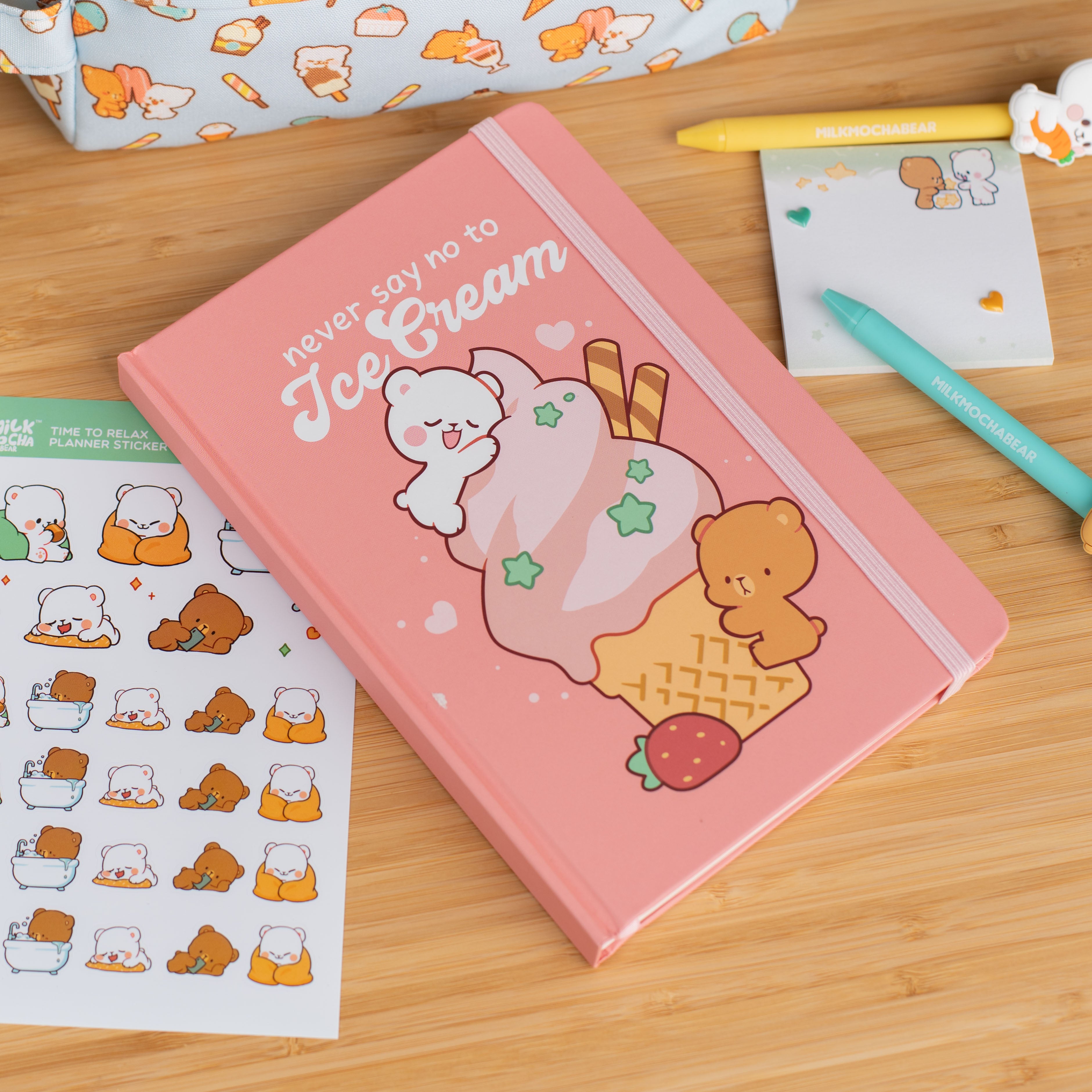 Notebook Ice Ice Cream Dot Grid Notebook – Milkmochabear