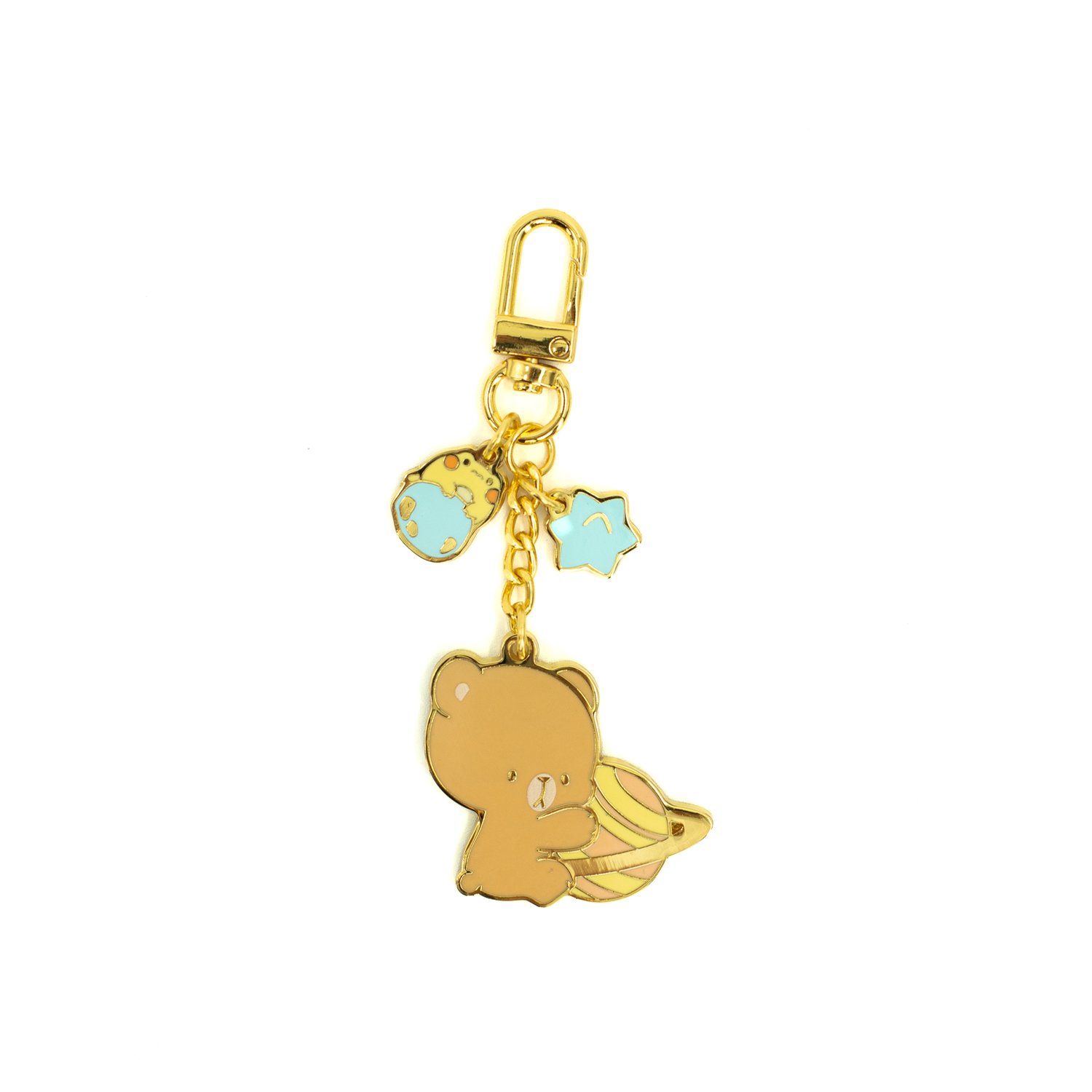 Dreamy Galaxy Mocha Enamel Keychain Charm – Milkmochabear
