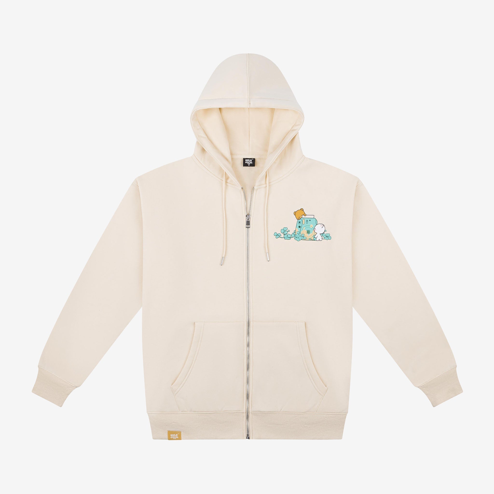 Clover Snapshot Hoodie - Beige – Milkmochabear