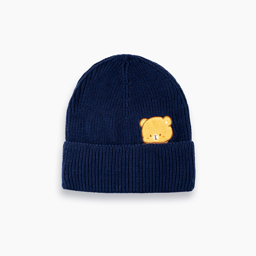 Trendy Apparel Shop Indiana Embroidered Winter Beanie - Long Folded Unisex Acrylic Hat