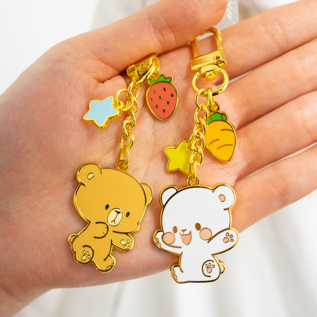 Enamel Keychain - Mocha – Milkmochabear