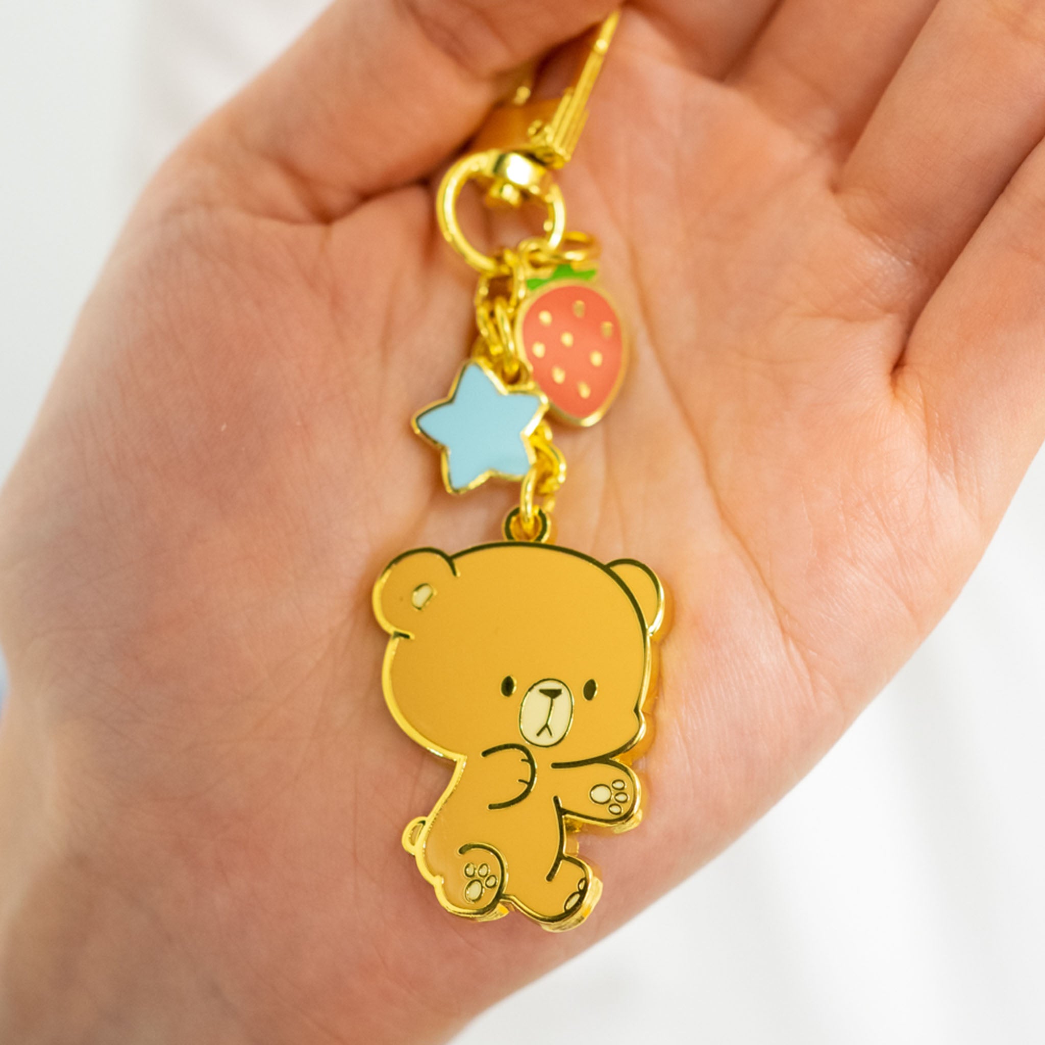 Enamel Keychain - Mocha – Milkmochabear