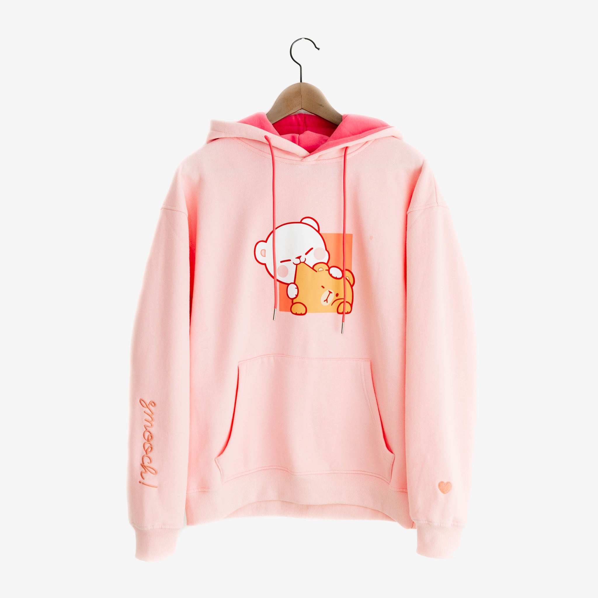 Smooch Hoodies Pink – Milkmochabear